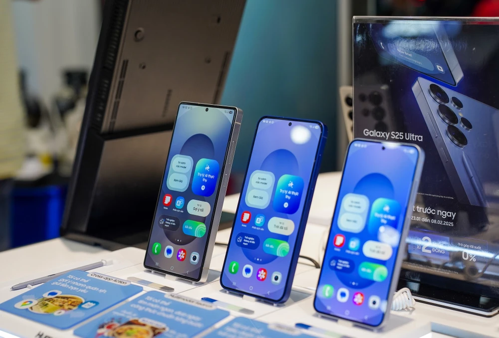 Điện thoại Samsung Galaxy S25 series. Ảnh: TIỂU MINH