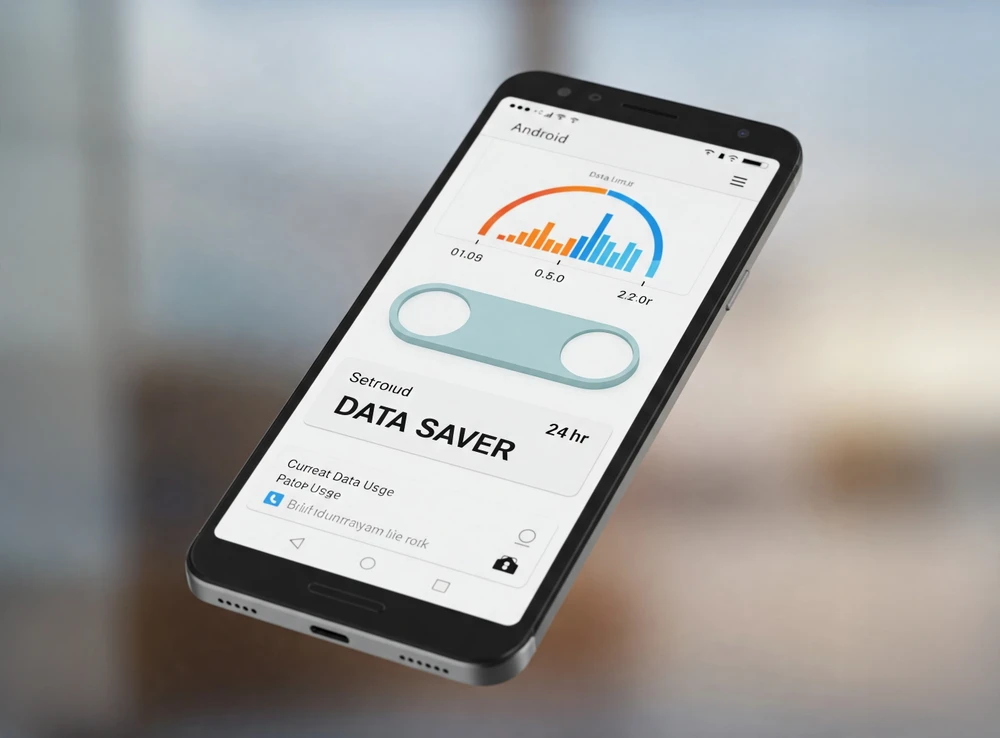 Không phải ai cũng biết cách tiết kiệm dữ liệu di động trên điện thoại Android. Ảnh: AI