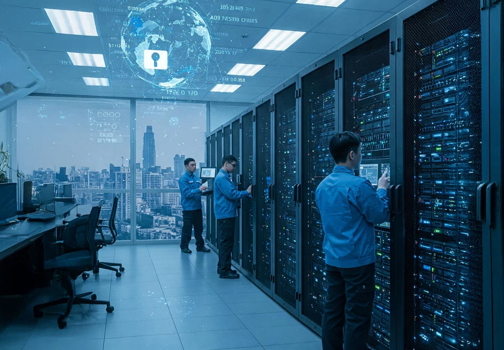 Sao lưu dữ liệu thường xuyên là cách tốt nhất hạn chế các cuộc tấn công mạng. Ảnh: AI