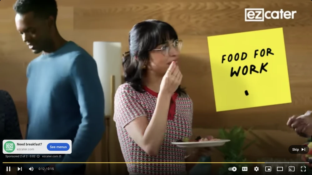 Bỏ qua quảng cáo trên YouTube bằng nút Skip Ads. Ảnh: YouTube