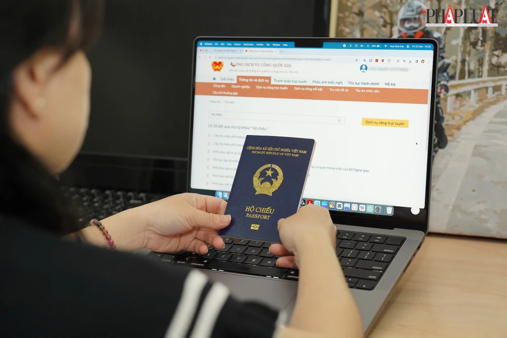 Hộ chiếu sẽ được gửi về tận nhà chỉ sau khoảng 2 tuần nộp hồ sơ thành công. Ảnh: MINH HOÀNG