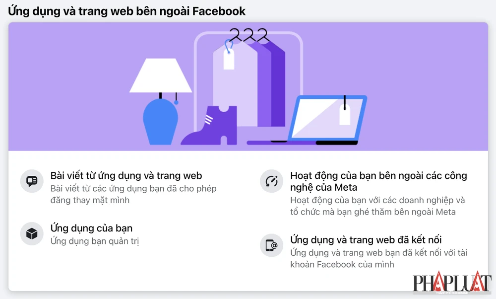 Hủy liên kết các ứng dụng lạ. Ảnh: MINH HOÀNG