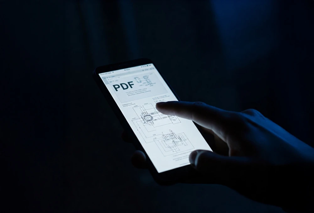 Vì tin tưởng nên nhiều người nhấp vào tệp PDF không chút hoài nghi. Ảnh: AI