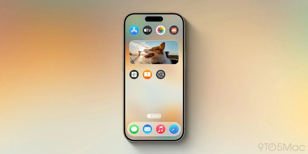 Phiên bản iOS 19 dự kiến sẽ có nhiều thay đổi về thiết kế. Ảnh: 9to5mac