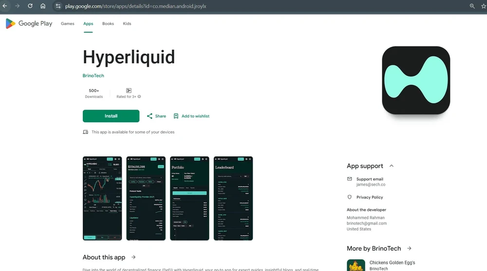 Ứng dụng Android độc hại giả mạo ví tiền số. Ảnh: CRIL