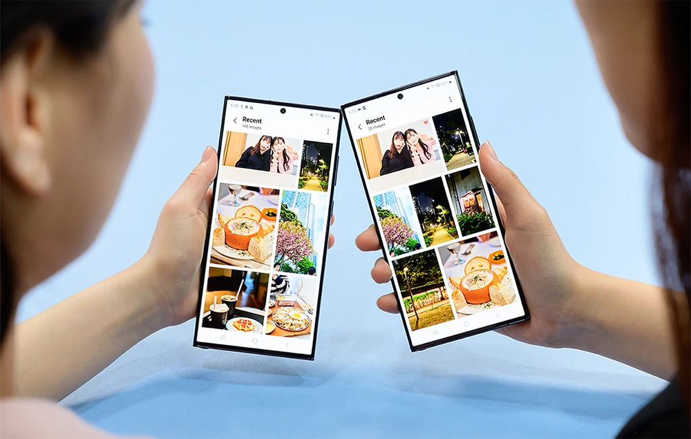 Chia sẻ nhanh các tệp tin trên điện thoại Samsung.