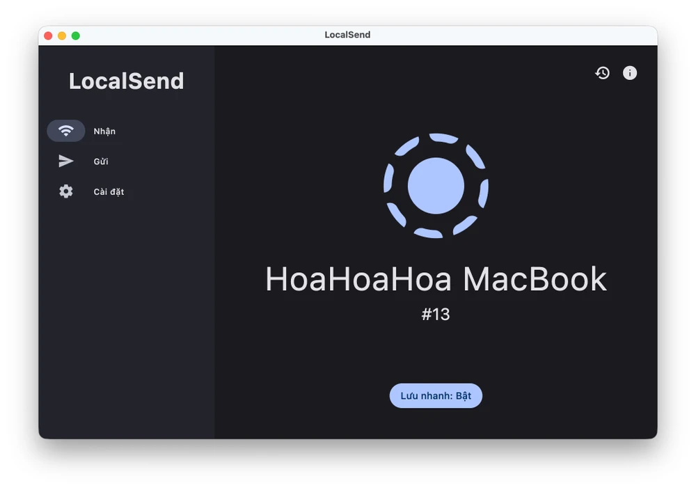 Ứng dụng Android mã nguồn mở hỗ trợ chuyển tập tin nhanh gọn lẹ. Ảnh: TIỂU MINH