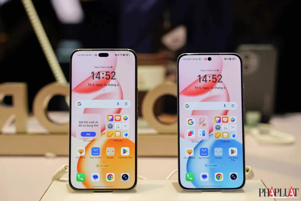 Honor 400 5G series có độ sáng màn hình lên đến 5000 nits, sắc nét. Ảnh: TIỂU MINH