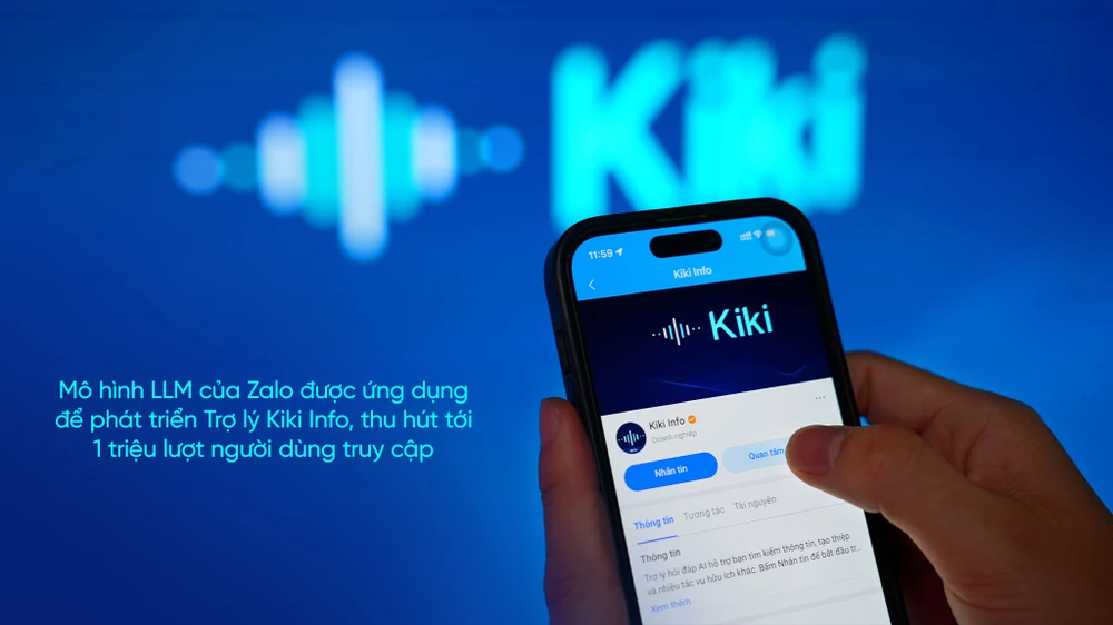 Tin công nghệ 27-6: Trợ lý ảo Kiki Info trên Zalo OA.