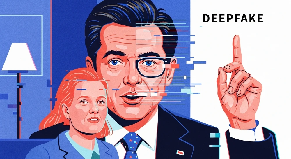 Chủ động kiểm tra các nội dung đáng ngờ để tránh sập bẫy video deepfake giả mạo. Ảnh: AI