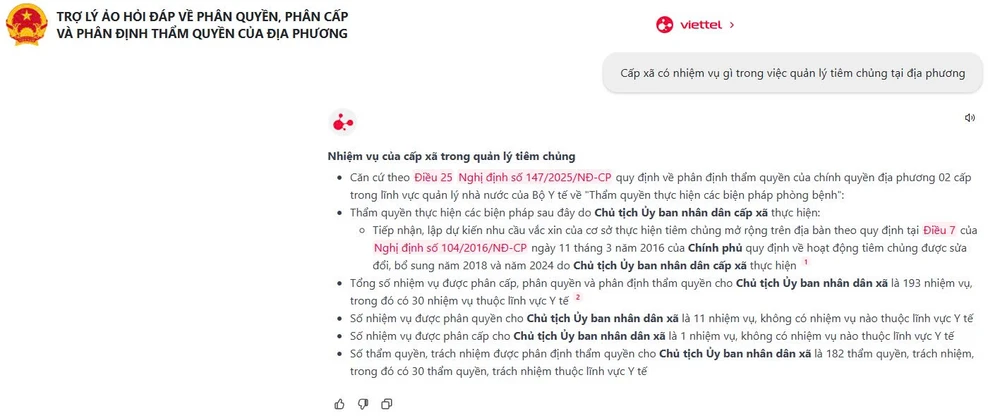 Trợ lý ảo dành cho cán bộ công chức.
