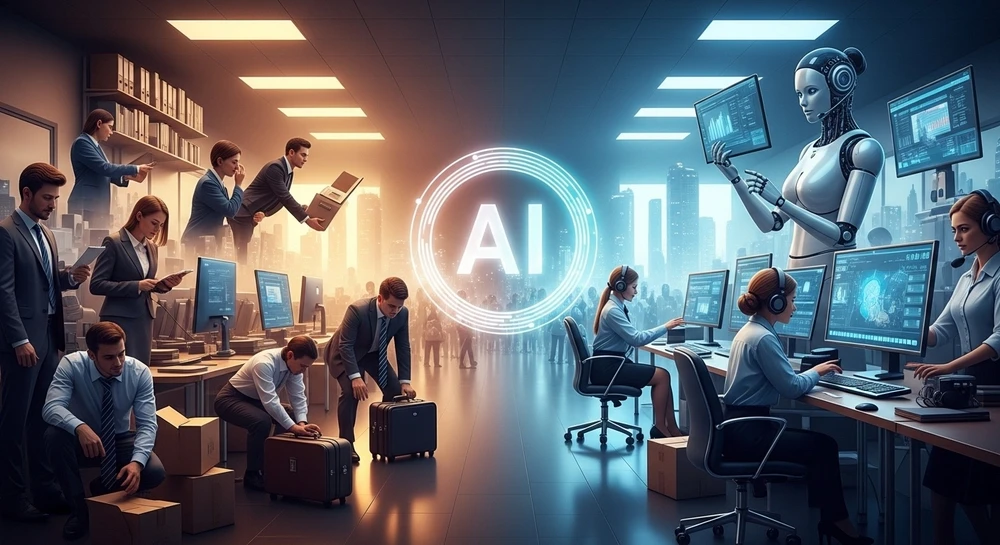 Sam Altman cho rằng nhiều công việc sẽ hoàn toàn biến mất vì trí tuệ nhân tạo. Ảnh minh họa: AI