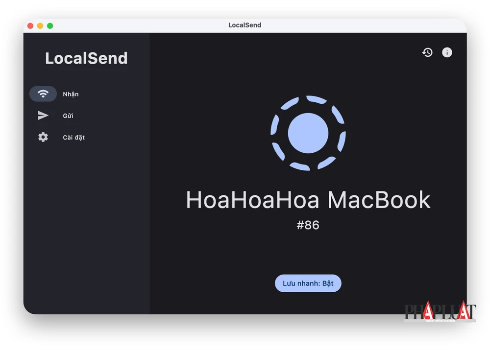 Ứng dụng LocalSend hỗ trợ chuyển dữ liệu từ iPhone sang Android nhanh chóng. Ảnh: MINH HOÀNG