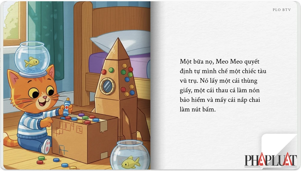 Tạo sách truyện cho trẻ em bằng AI. Ảnh: MINH HOÀNG