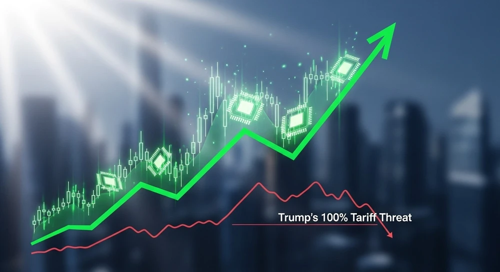 Tin công nghệ 7-8: Cổ phiếu chip tăng giá, bất chấp lời đe dọa áp thuế 100% của Trump.
