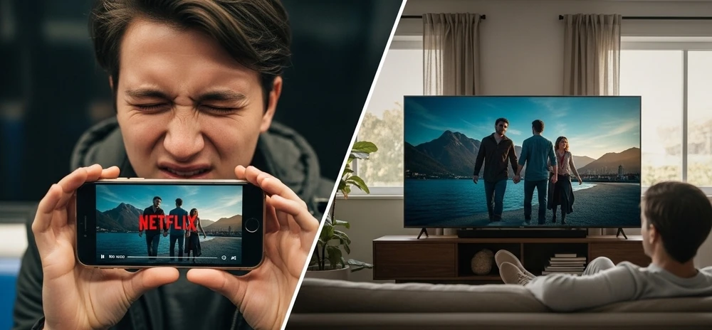 Tin công nghệ 10-8: Xem Netflix trên các thiết bị màn hình lớn để có trải nghiệm tốt nhất.
