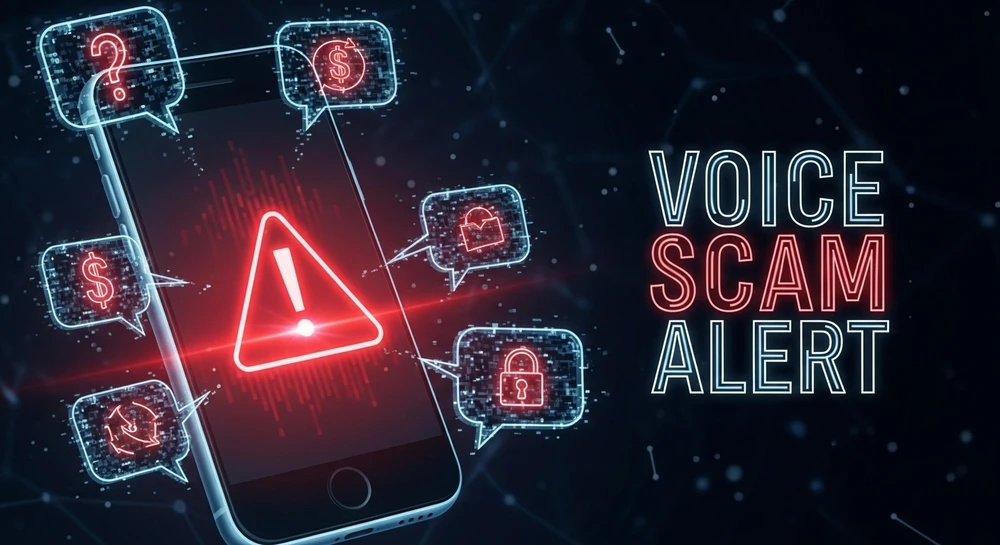 Cuộc gọi giả mạo bằng AI ngày càng tinh vi, khiến không ít người sập bẫy. Ảnh minh họa: AI