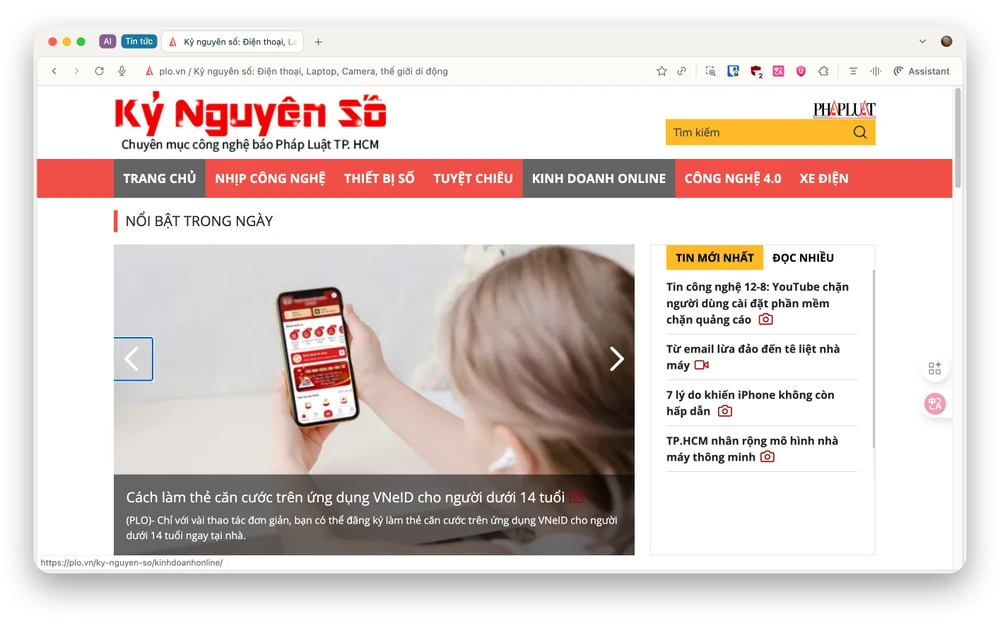 Perplexity giới thiệu trình duyệt Comet, được tích hợp AI và nhiều công cụ hữu ích. Ảnh: TIỂU MINH
