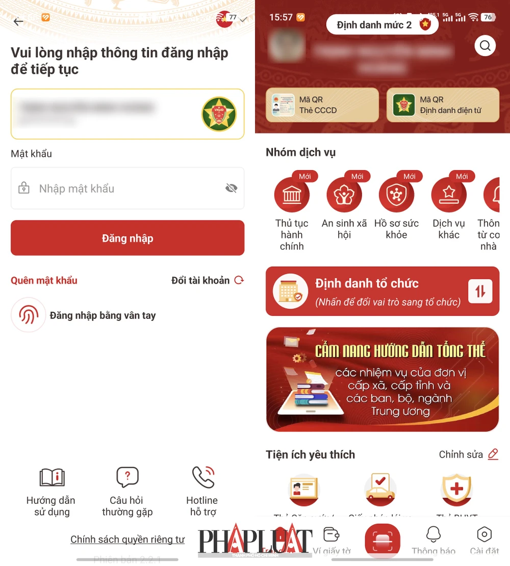 Cập nhật ứng dụng VNeID lên phiên bản mới nhất. Ảnh: MINH HOÀNG
