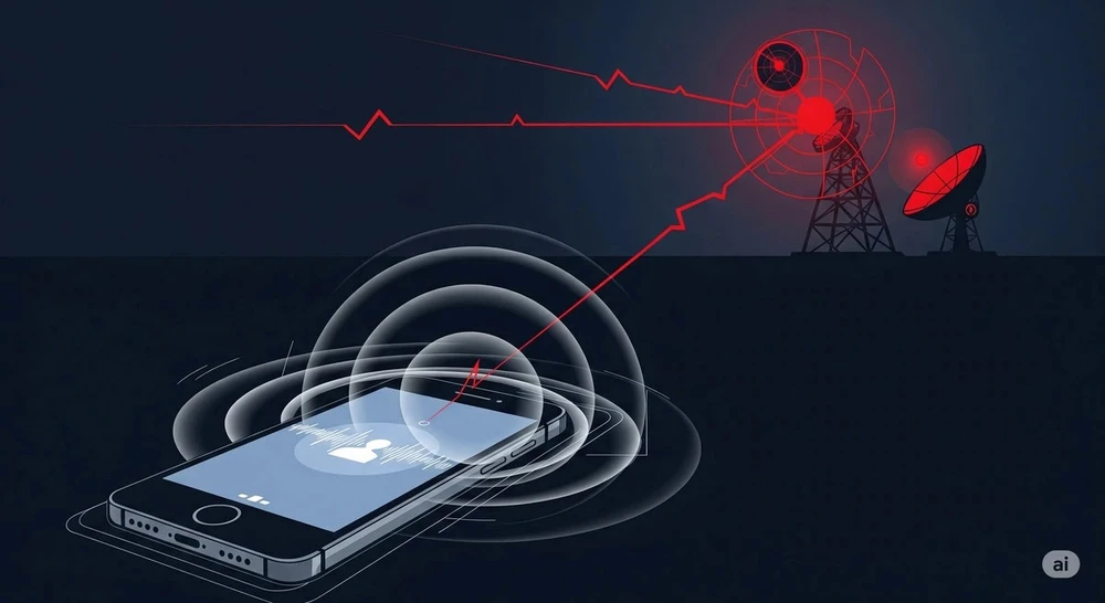 Công nghệ AI cho phép nghe lén điện thoại từ xa. Ảnh: AI