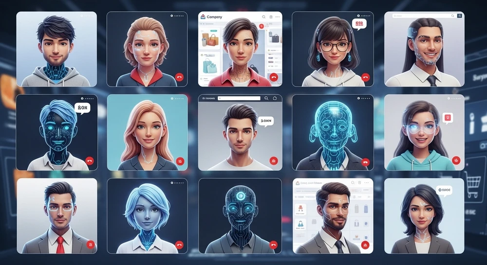 Nhân viên bán hàng AI được áp dụng khá rộng rãi tại Trung Quốc, nơi thị trường thương mại điện tử phát triển mạnh mẽ. Ảnh minh họa