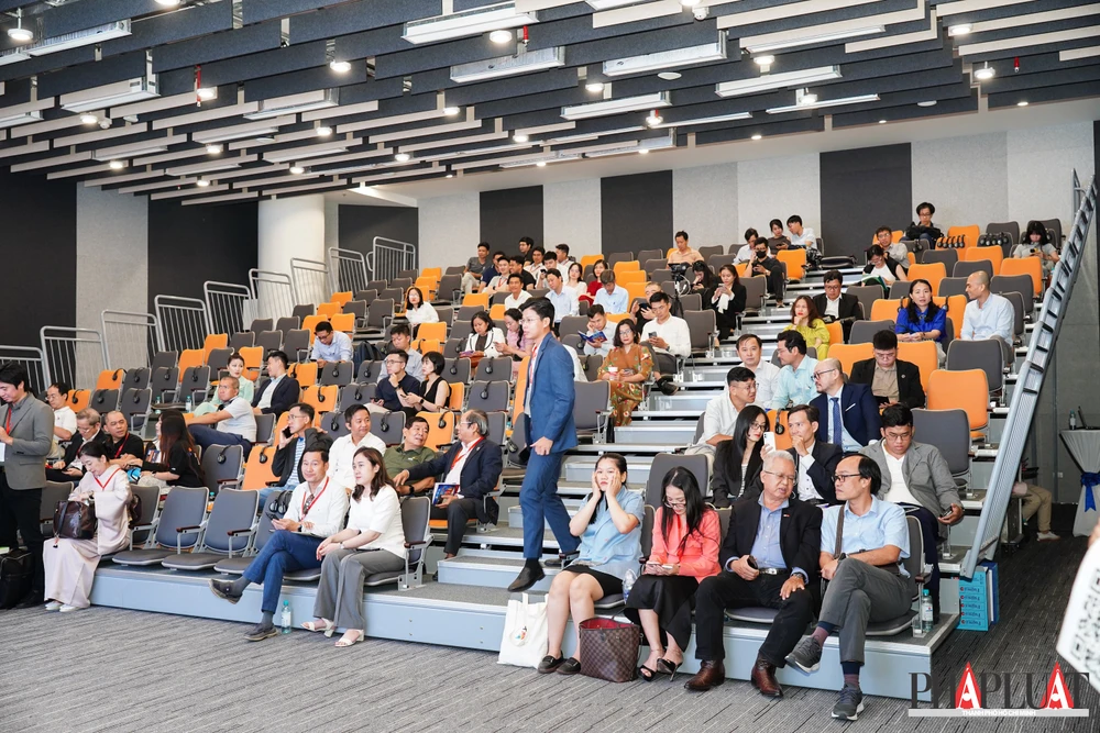 Hội trường lầu 2 nơi tổ chức các sự kiện, hội họp, cuộc thi với hơn 200 chỗ ngồi. Ảnh: MINH HOÀNG