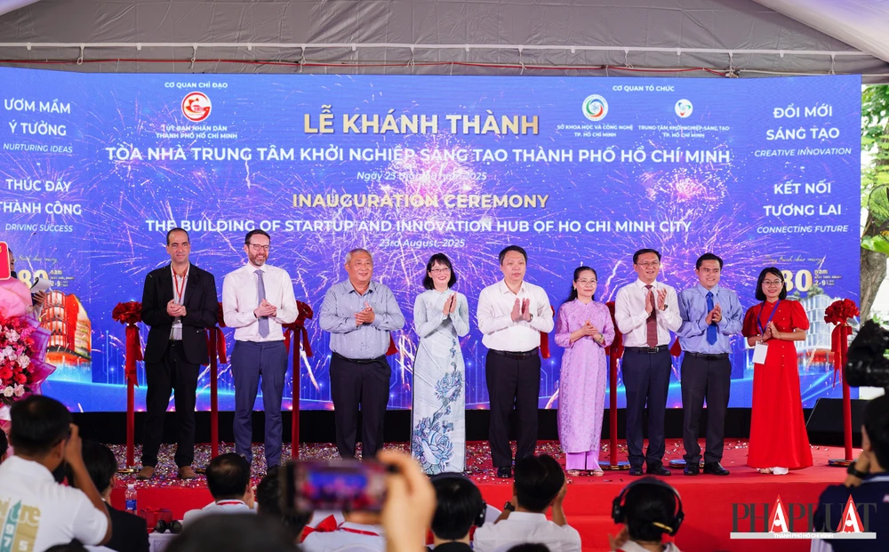 Chính thức khánh thành Trung tâm Khởi nghiệp Sáng tạo TP.HCM (SIHUB). Ảnh: MINH HOÀNG