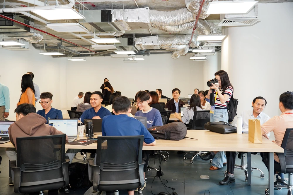Khu ươm tạo và tư vấn dành cho các startup. Ảnh: MINH HOÀNG
