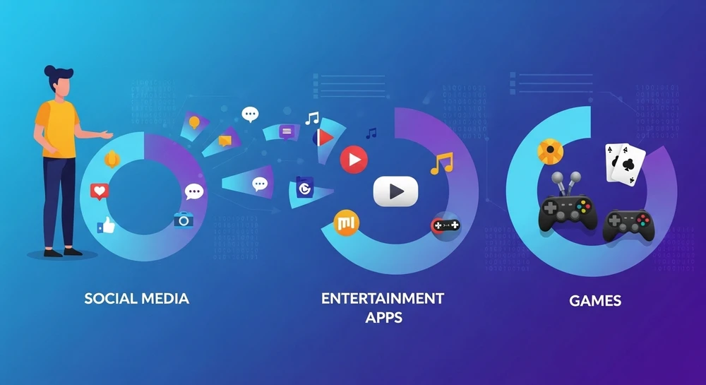 Tin công nghệ 28-8: Người Việt giảm thời gian sử dụng mạng xã hội để chuyển qua app giải trí và game.