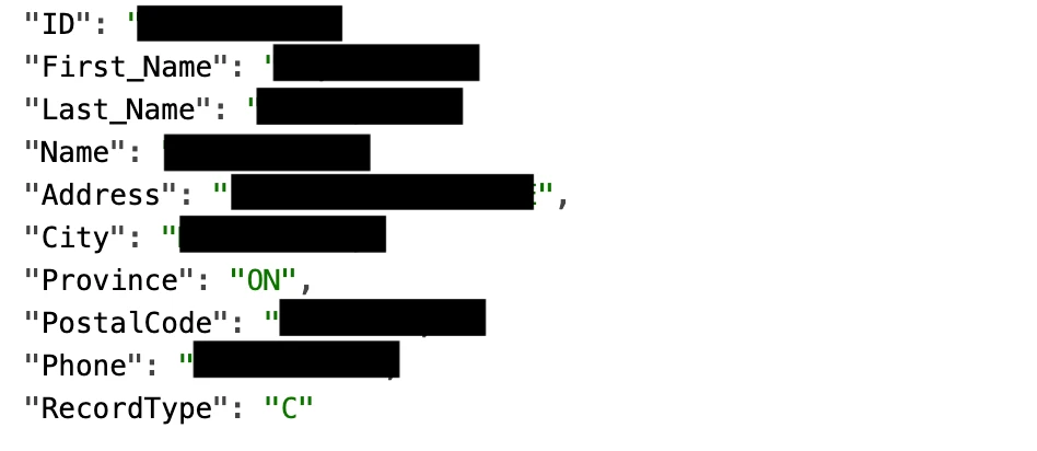 Thông tin trong hồ sơ cá nhân bị rò rỉ. Ảnh: Cyber News