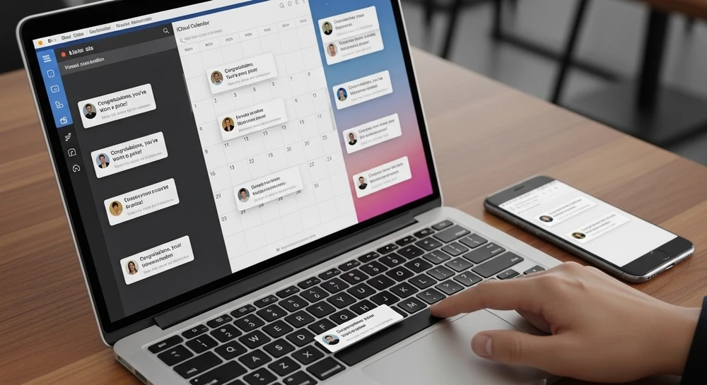 Người dùng iPhone cần cảnh giác trước những lời mời lịch. Ảnh: AI