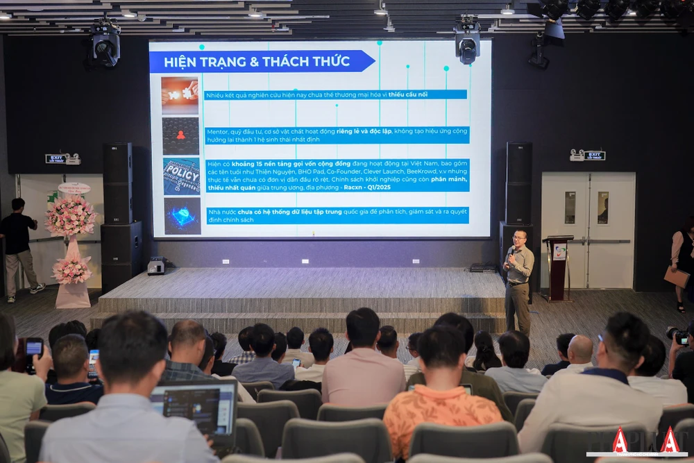 Ông Bùi Minh Tuấn, Chủ tịch Vườn ươm Doanh nghiệp trẻ YESI. Ảnh: MINH HOÀNG