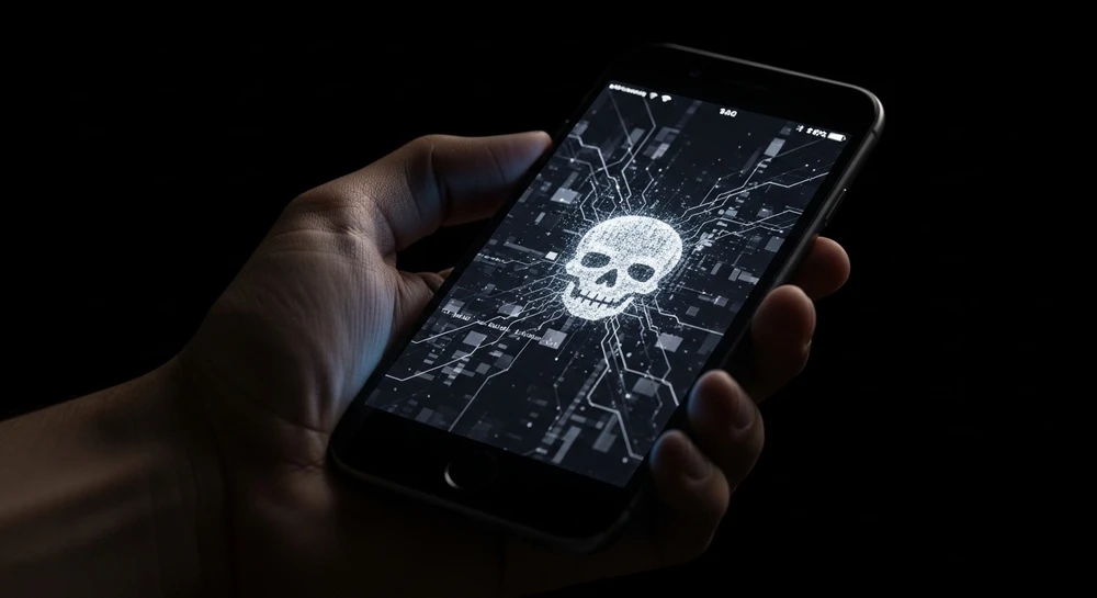 Một số người dùng iPhone bị tấn công bởi phần mềm gián điệp đánh thuê. Ảnh: AI