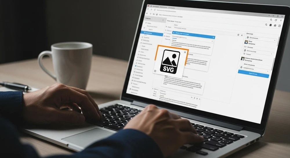 Người dùng được khuyến cáo nên xóa các email độc hại có chứa tệp SVG. Ảnh: AI