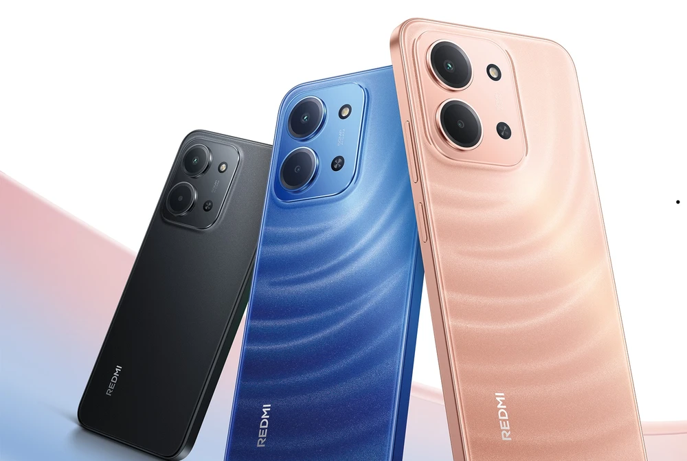 Smartphone pin khủng Xiaomi Redmi 15C có màu sắc trẻ trung, đa dạng.