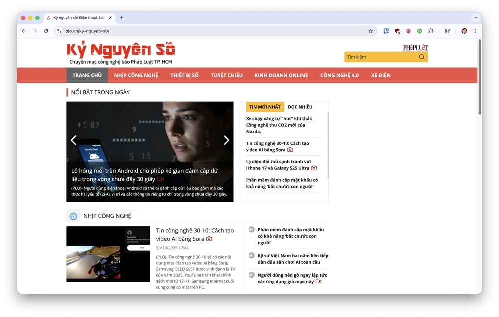 Chrome là một trong những trình duyệt phổ biến nhất hiện nay với hơn 3 tỉ người dùng. Ảnh: TIỂU MINH