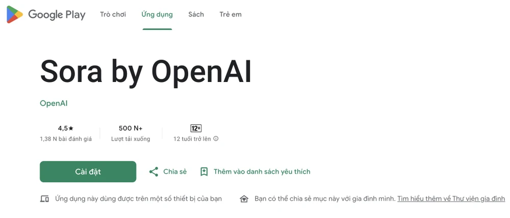 Tin công nghệ 6-11: Sora chính thức có mặt trên kho ứng dụng.