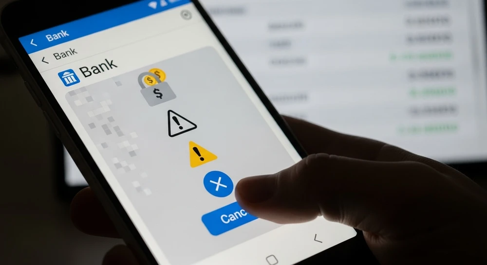 Lừa đảo tài khoản ngân hàng thông qua tin nhắn. Ảnh: AI