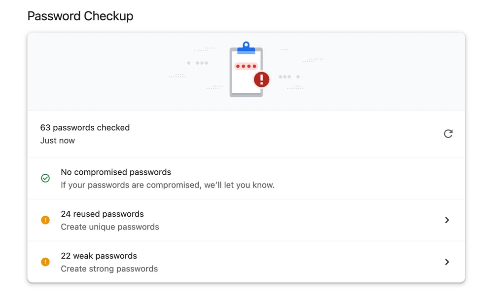 Kiểm tra mật khẩu đã lưu trên trình duyệt. Ảnh: TIỂU MINH