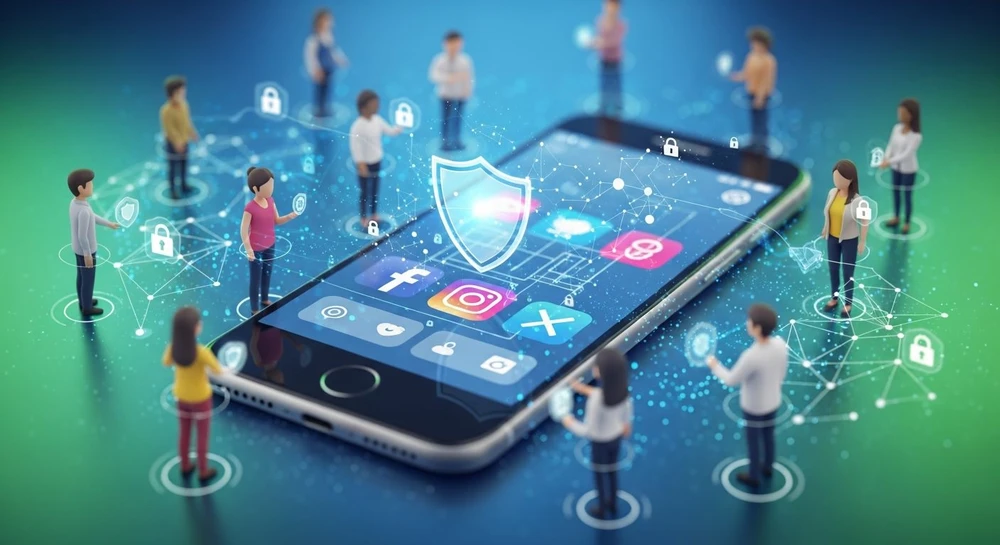 Bảo mật thiết bị cá nhân để hạn chế bị khóa tài khoản. Ảnh minh họa: AI