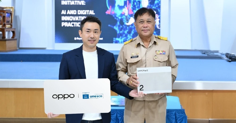 Tin công nghệ 5-1: OPPO phối hợp UNESCO trao tặng 1.000 máy tính bảng cho trường học.