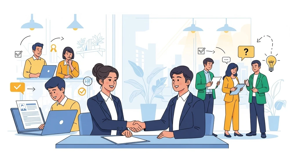 Việc chuẩn bị trước sẽ giúp bạn có cơ hội được tuyển dụng cao hơn. Ảnh: AI