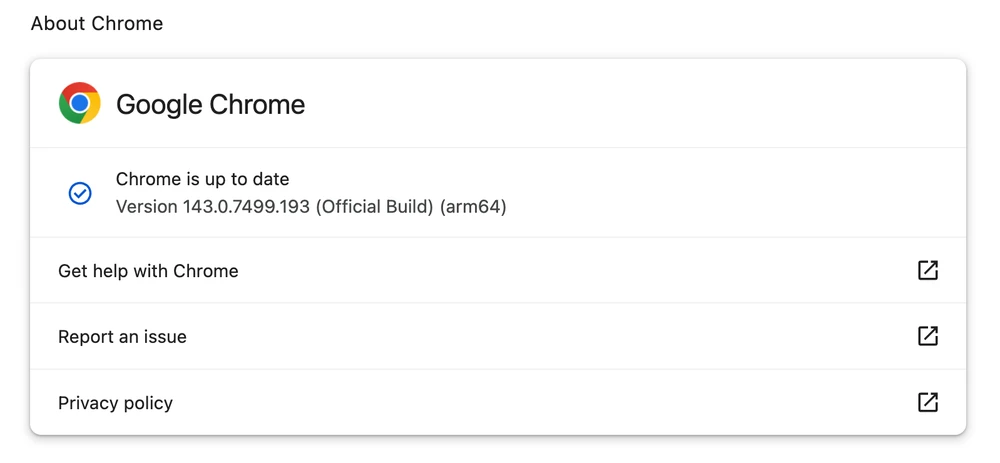 Người dùng nên thường xuyên chủ động cập nhật trình duyệt Chrome để cài đặt các bản vá bảo mật. Ảnh: TIỂU MINH