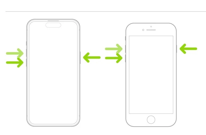 Buộc iPhone khởi động lại. Ảnh: Apple
