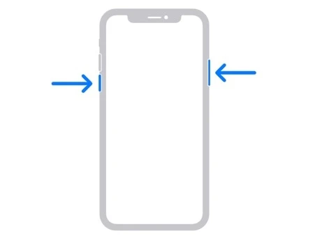 Tắt và mở lại iPhone để hạn chế phần mềm độc hại. Ảnh: Apple