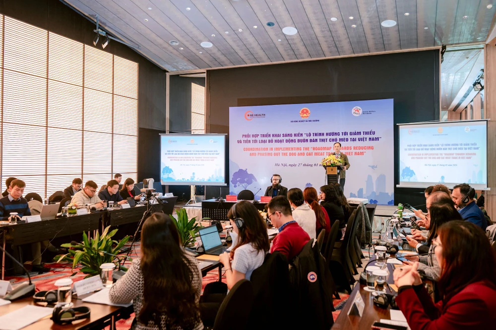 Đề xuất lộ trình tiến tới chấm dứt buôn bán thịt chó, mèo tại Việt Nam. Ảnh: FOUR PAWS