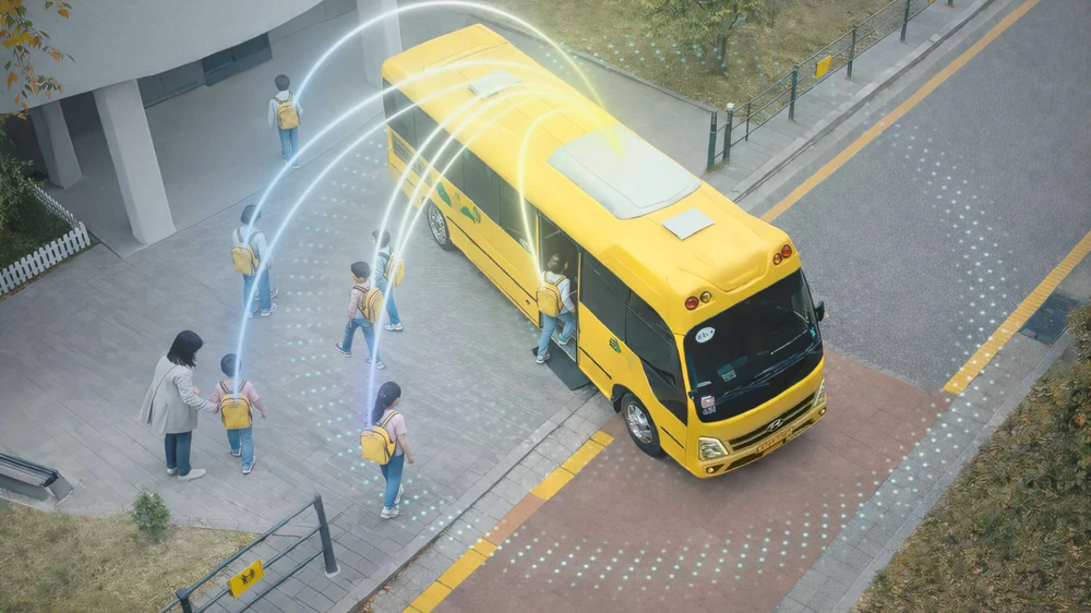 Công nghệ mới của Hyundai và Kia và có thể giúp giảm các vụ tai nạn tại trường học. Ảnh: Hyundai