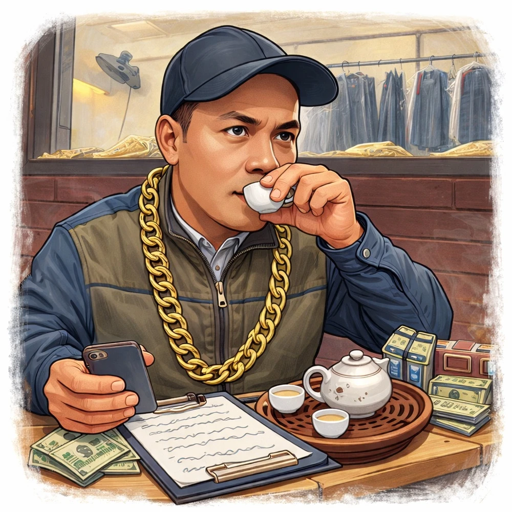 Tranh biếm họa được tạo bằng ChatGPT. Ảnh: TIỂU MINH