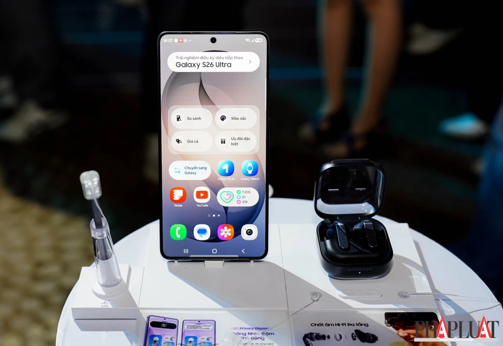 Công nghệ mới hiện chỉ có trên Galaxy S26 Ultra. Ảnh: TIỂU MINH