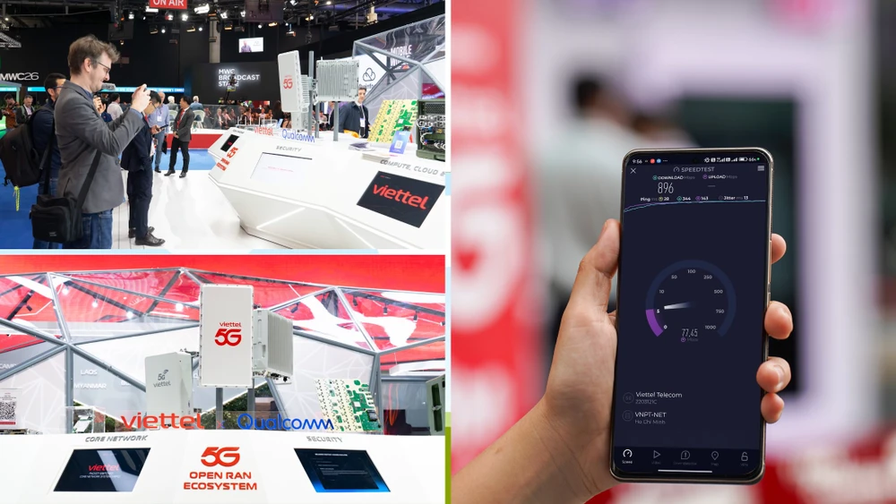 Tỉ lệ phủ sóng 5G tại các thành phố lớn đạt mức cao. Ảnh: TIỂU MINH